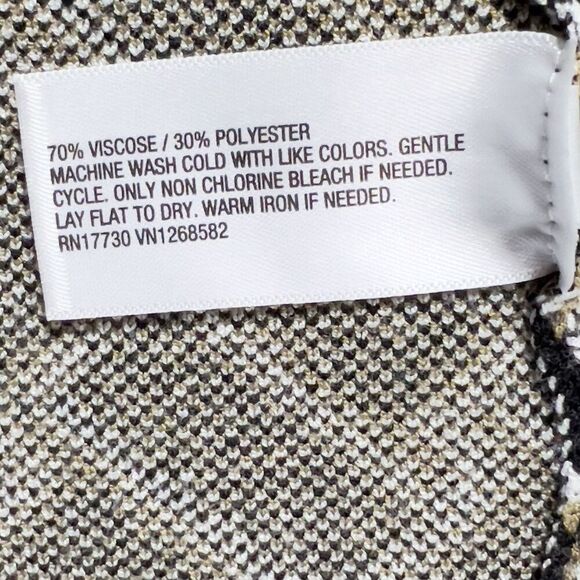 Diane Von Furstenberg For Target Knit Collared Wrap Dress Sz S Black Sleeveless - Picture 9 of 14